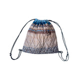ピンクパッドストリングバッグ / Print padded string bag