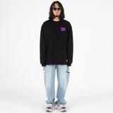 RLLR1102 クルーバックロゴロングスリーブ/RLLR1102 Crew Back Logo Long Sleeve - Black