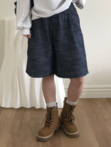 Beelike bermuda denim pants