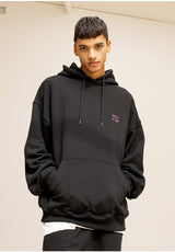 GRATING EMBLEM OVERSIZED HOODIE