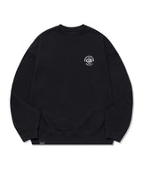 CIRCLE EMB LOGO SWEATSHIRT (BLACK)[LRSSCTM706M]
