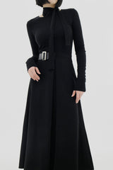 サイドベルトロングスカート / Side belt long skirt (2color)