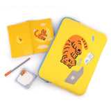 SLEEPY TIGER LAPTOP/TABLET POUCH (6538466558070)