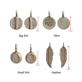 [CCNMADE] LEATHER SILVER NECKLACE (4type) (6649354092662)