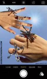 Gleam 01 Ring with Silver Necklace