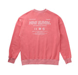 Pigment washed crewneck - Pink (4622121828470)