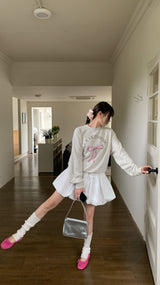 Pink Bow Sweatshirt
