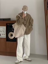 Nus.デーンカシミアアイボリーニット
