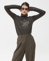 PLASTER CAST TURTLENECK KNIT-BROWN (6605055983734)