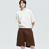 2ウェイワッフルハーフバンディングパンツ / 2way waffle half banding pants brown