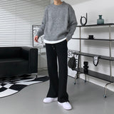 UI ブーツカットスリットパンツ / UI Bootcut Slit Pants (2 colors)
