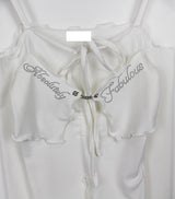 バターキュービックオフショルダーTシャツ/Butter Cubic Off Shoulder T-shirt (3color)