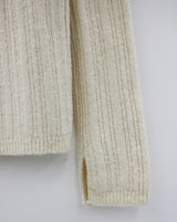 スプリットポイントオフショルダーニット/Split Point Off-Shoulder Knit (2color)