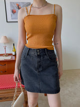 ムスクニットスリーブレス / Musk Knit Sleeveless (7color)