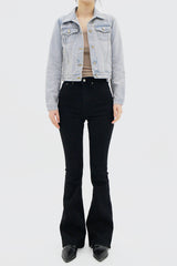 ブラックスパンブーツカットパンツ / Black Span Bootcut pants