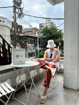 レイヤードスリットコットンノースリーブタンク / Layered Slit Cotton Sleeveless Tank (3 colors)