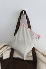 flat pouch (pink grey)