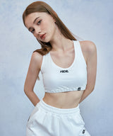 HIDE Cross Bra Top (White) (6570975592566)