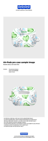 CRYSTAL MERRY PATTERN-GREEN(AIR PODS PRO-HARD) (6602465542262)