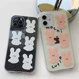 White - BBosil Mochi Rabbit Phone Case