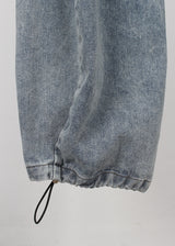 SIDE BALLOON WIDE DENIM