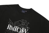 ウェーブロゴTシャツ/WAVE LOGO TEE SHIRT_BLACK