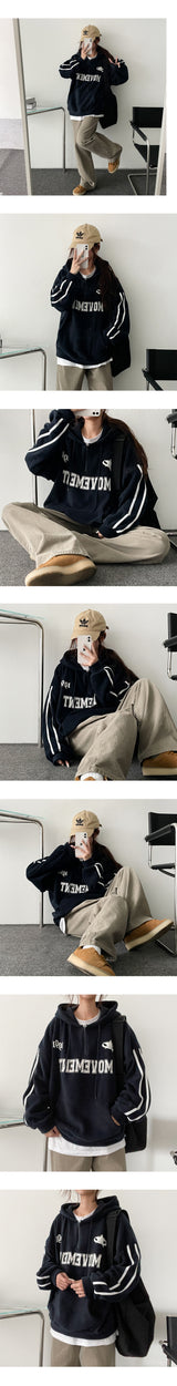 Move Fleece Half Zip-Up Hood
