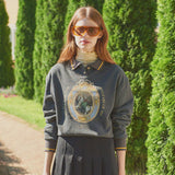 White Horse Printing Napping Sweatshirt (6643486392438)