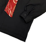 MO マーベルスカーフアイレットシャツ / MO Marvel Scarf Eyelet Shirt (3 colors)