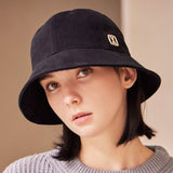 VA Square Stud 6-Panel Bucket Hat / Black
