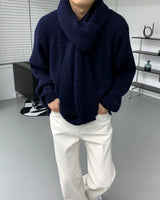 アルパカマフラーニットセット / BL Alpaca Muffler Knit Set (4 colors)