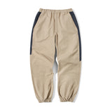Semi Wide Seperate Block Jogger Pants Beige/Navy (6604003082358)