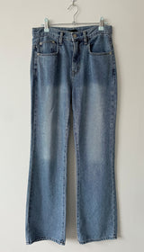 Sea loose boot-cut denim pants