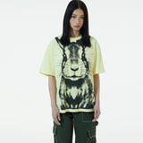 ビックラビットルーズTシャツ / YELLOW BIG RABBIT LOOSE T-SHIRT