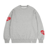 [UNISEX]マルチライフロゴハートスウェットシャツ