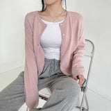 Round Neck Cardigan