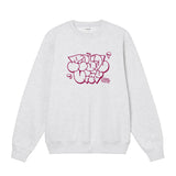 RLCN1005 ストロークタグロゴスウェット/RLCN1005 Stroke Tagging Logo Sweat Shirt - Gray