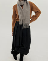 クリーンベルトロングスカート/Clean belt long skirt (2color)