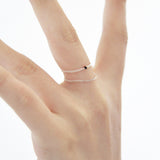 オンリーシルバーチェーンリング / Only Silver Chain Ring (White)