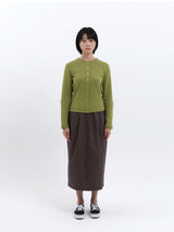 LAMB LIVELIHOOD SWEAT CARDIGAN (GREEN)