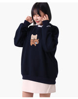 Fakebear Sweatshirt - navy (6636645187702)
