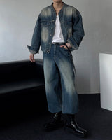 MG727 Garment Dining Denim Jacket (3 colors)
