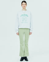 APOCALYPSE CLOVER SWEATSHIRT-WHITE MELANGE (6680895651958)