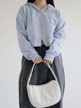 ピーナッツクロップジップアップ/Peanut Crop Hood Zip Up (4color)