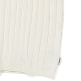 Bariloche Contrasting Ribbed Half Knit_Ivory