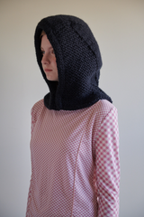 테디 후드(블랙) /  Teddy hood(black) (6656029556854)