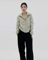 デービーシャーリングジャンパー/Davy shirring jumper (3color)