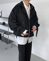 バルーンショートトレンチジャケット / GM Balloon Short Trench Jacket (2 colors)