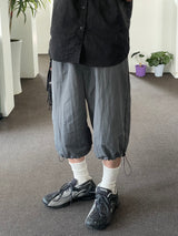 Capri wide string pants
