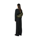 H-バックルバナナレザーバッグ / H-Buckle Banana Leather Bag (khaki)